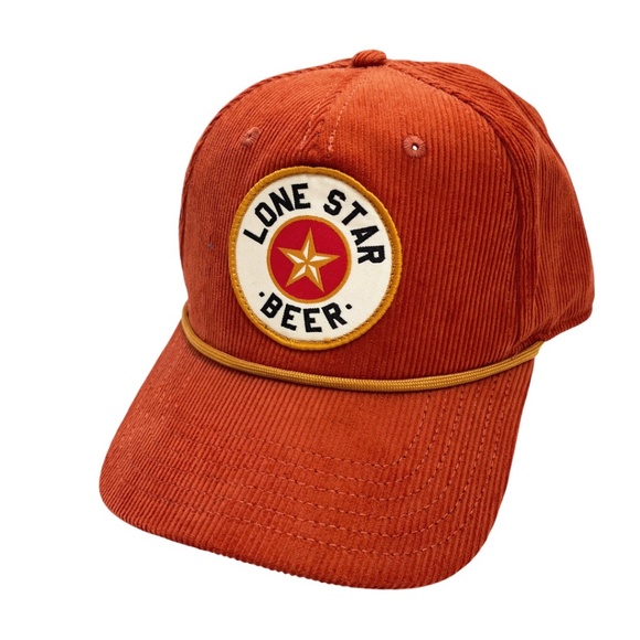NWOT Lone Star Beer Corduroy Snapback Hat - Picture 1 of 12